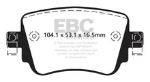 Load image into Gallery viewer, EBC 15-19 Volkswagen GTI 2.0T Redstuff Rear Brake Pads - Eaton Motorsports
