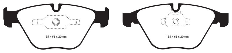 EBC 11+ BMW Z4 3.0 Twin Turbo iS (E89) Greenstuff Front Brake Pads - Eaton Motorsports