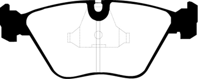 EBC 92-95 BMW M3 3.0 (E36) Redstuff Front Brake Pads - Eaton Motorsports