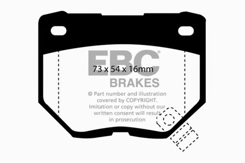 EBC 89-95 Nissan Skyline (R32) 2.6 Twin Turbo GT-R Bluestuff Rear Brake Pads - Eaton Motorsports