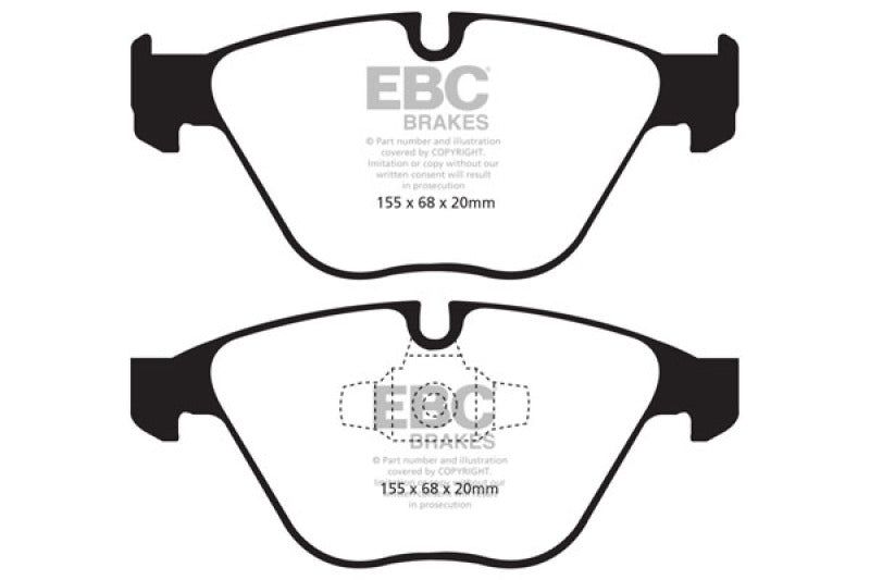 EBC 13+ BMW X1 2.0 Turbo (28i) Yellowstuff Front Brake Pads - Eaton Motorsports