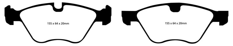 EBC 09+ BMW Z4 3.0 (E89) Redstuff Front Brake Pads - Eaton Motorsports
