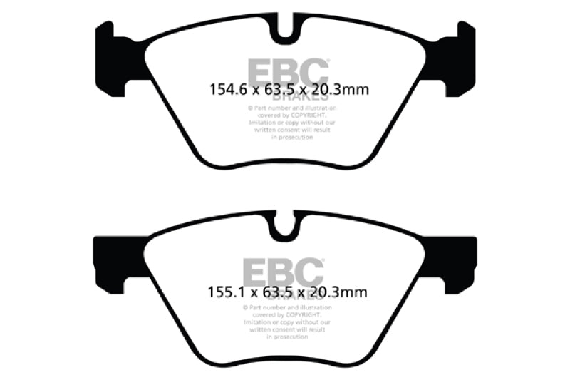 EBC 09+ BMW Z4 3.0 (E89) Redstuff Front Brake Pads - Eaton Motorsports