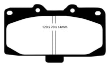 Load image into Gallery viewer, EBC 89-95 Nissan Skyline (R32) 2.6 Twin Turbo GT-R Bluestuff Front Brake Pads - Eaton Motorsports