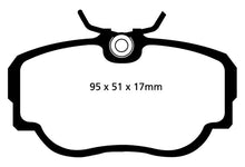 Load image into Gallery viewer, EBC 83-85 BMW 318 1.8 (E30) Yellowstuff Front Brake Pads - Eaton Motorsports
