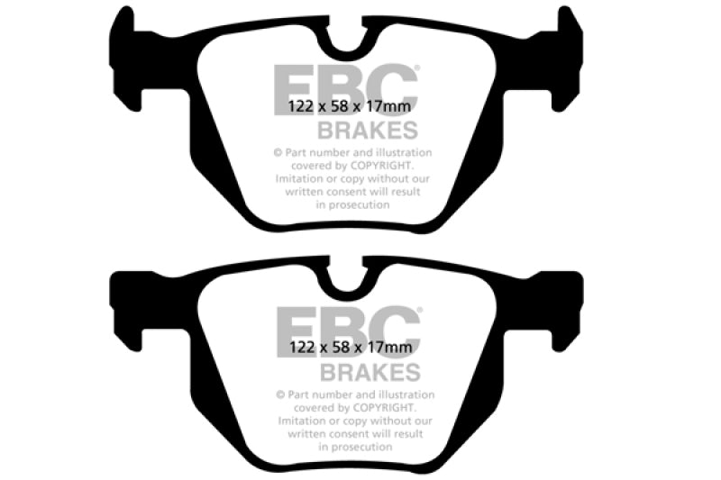 EBC 06-12 BMW 335i 3.0T (E90/E92/E93) Bluestuff Rear Brake Pads - Eaton Motorsports
