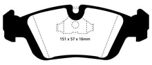 Load image into Gallery viewer, EBC 96-98 BMW Z3 1.9 Yellowstuff Front Brake Pads - Eaton Motorsports