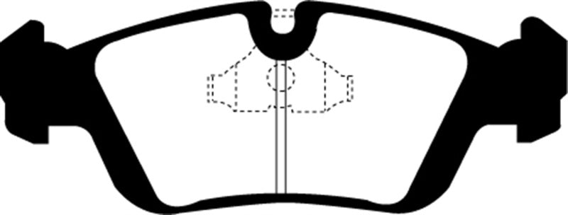 EBC 96-98 BMW Z3 1.9 Redstuff Front Brake Pads - Eaton Motorsports