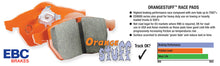 Load image into Gallery viewer, EBC 99-03 Aston Martin DB7 5.9 Orangestuff Front Brake Pads - Eaton Motorsports