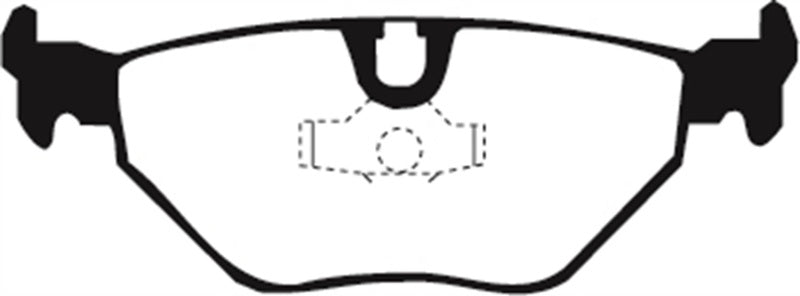 EBC 87-91 BMW M3 2.3 (E30) Redstuff Rear Brake Pads - Eaton Motorsports