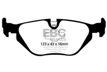 Load image into Gallery viewer, EBC 96-98 BMW Z3 1.9 Yellowstuff Rear Brake Pads - Eaton Motorsports