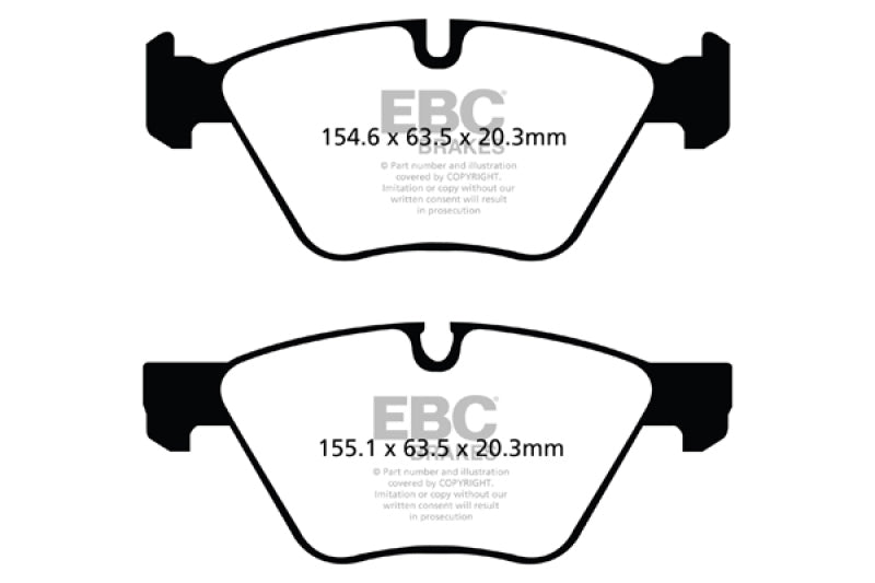 EBC 09+ BMW Z4 3.0 (E89) Redstuff Front Brake Pads - Eaton Motorsports
