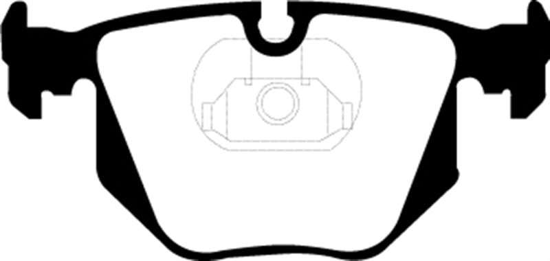 EBC 01-07 BMW M3 3.2 (E46) Redstuff Rear Brake Pads - Eaton Motorsports