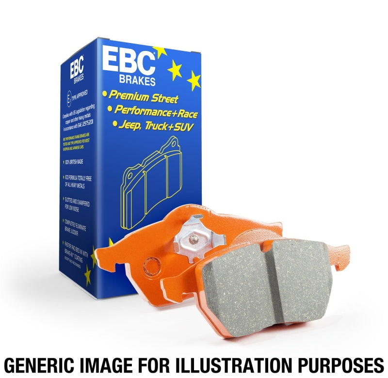 EBC 99-03 Aston Martin DB7 5.9 Orangestuff Front Brake Pads - Eaton Motorsports