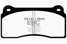 Load image into Gallery viewer, EBC 2012+ Nissan GT-R R35 (w/M12/M14 Bolts & Iron Rotors) Yellowstuff Rear Brake Pads - Eaton Motorsports