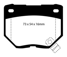 Load image into Gallery viewer, EBC 89-95 Nissan Skyline (R32) 2.6 Twin Turbo GT-R Yellowstuff Rear Brake Pads - Eaton Motorsports