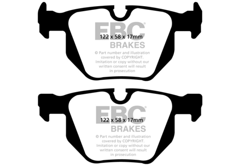 EBC 13+ BMW X1 3.0 Turbo (35i) Redstuff Rear Brake Pads - Eaton Motorsports