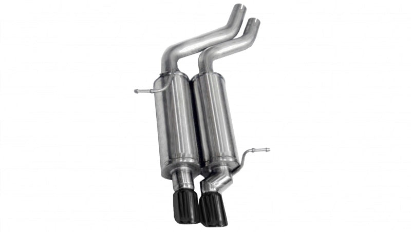 Corsa 01-06 BMW 325i/ci Convertible E46 Black Sport Axle-Back Exhaust - Eaton Motorsports