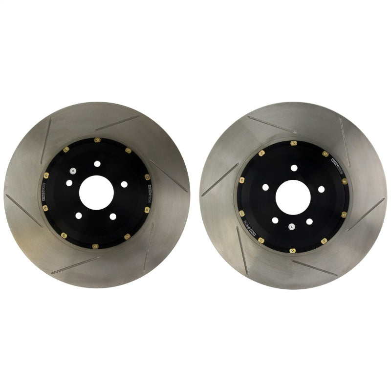 StopTech 08-13 BMW M3 360mm x 30mm AeroRotor Drilled Zinc Front Rotor Pair - Eaton Motorsports