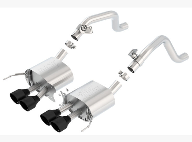 Borla 14-17 C7 Corvette Stingray Axle-Back ATAK Exhaust 2.75in to Muffler Dual 2.0in Out 4.25in Tip - Eaton Motorsports