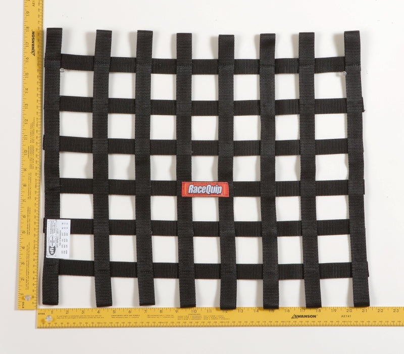 RaceQuip Black 18 X 21 SFI Ribbon Net - Eaton Motorsports