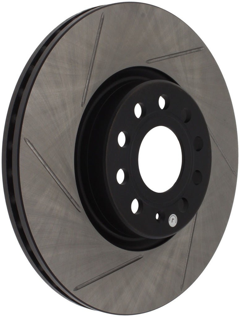 StopTech Power Slot 06-10 Audi A3 / 08-10 TT / 06-09 VW GTI Mlk V/Passat Right Front Slotted Rotor - Eaton Motorsports