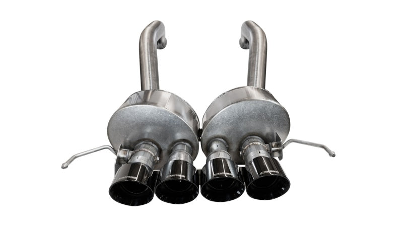 Corsa 2014-2019 Chevrolet Corvette C7 Z06 6.2L 2.75in Xtreme Axle-Back w/ Dual NPP & Quad Black Tips - Eaton Motorsports