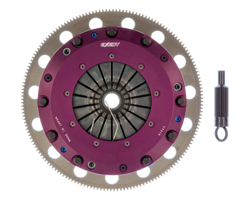 Exedy 2010-2015 Chevrolet Camaro SS V8 Hyper Twin Cerametallic Clutch Strap Drive Type Sprung Disc - Eaton Motorsports