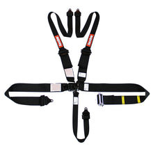 Load image into Gallery viewer, RaceQuip L & L 5pt Ratchet HNR Harness Black - Eaton Motorsports