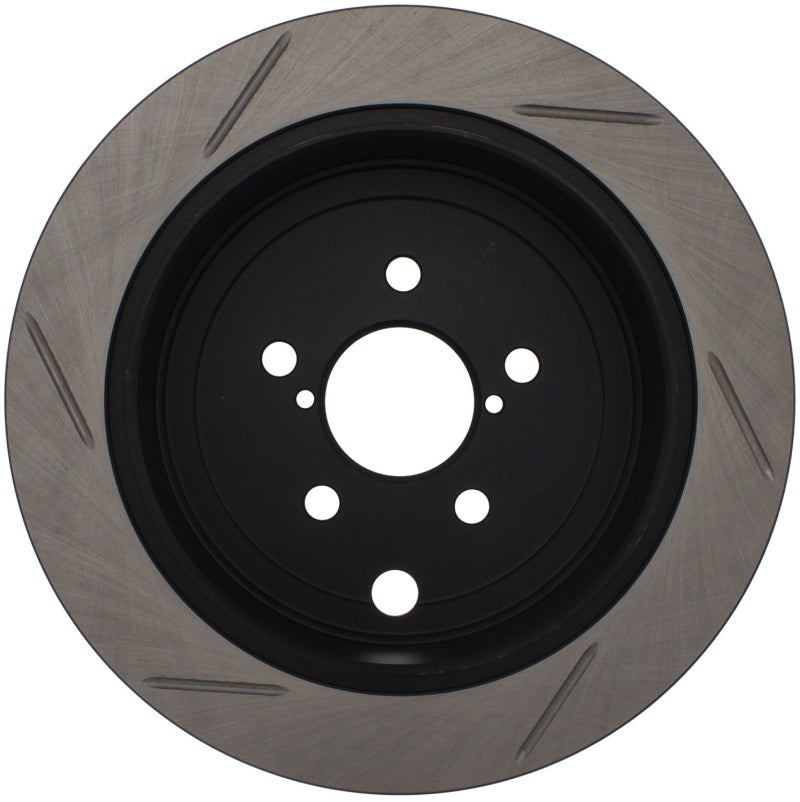 StopTech Power Slot 08-10 WRX Rear Left Slotted Rotor - Eaton Motorsports