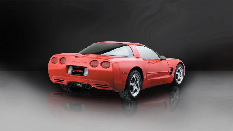 Corsa 97-04 Chevrolet Corvette C5 Z06 5.7L V8 Black Xtreme Cat-Back + XO Exhaust - Eaton Motorsports