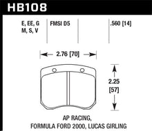 Load image into Gallery viewer, Hawk 1984-1986 Alfa Romeo GTV-6 2.5 HPS 5.0 Front Brake Pads - Eaton Motorsports