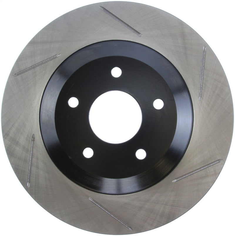 StopTech Power Slot 97-04 Chevy Corvette / 04 & 08 Cadillac XLR/XLR-V Front Left Slotted Rotor - Eaton Motorsports
