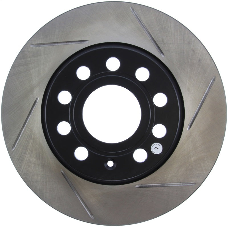 StopTech Power Slot Volkswagen GTI Rear Left Slotted Rotor - Eaton Motorsports