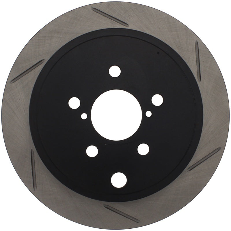 StopTech Power Slot 08-10 WRX Rear Left Slotted Rotor - Eaton Motorsports