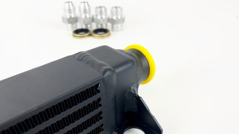 CSF 82-94 BMW 3 Series (E30) High Performance Oil Cooler w/-10AN Male & OEM Fittings - Eaton Motorsports