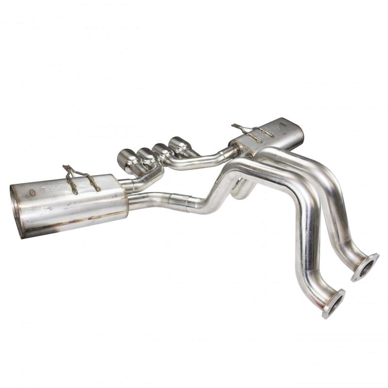 Kooks 97-04 Chevy Corvette Full 3in Axleback w/Pol Tips Requires 3in X-Pipe - Eaton Motorsports