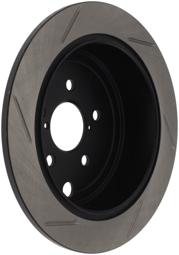 StopTech Power Slot 08-10 WRX Rear Left Slotted Rotor - Eaton Motorsports