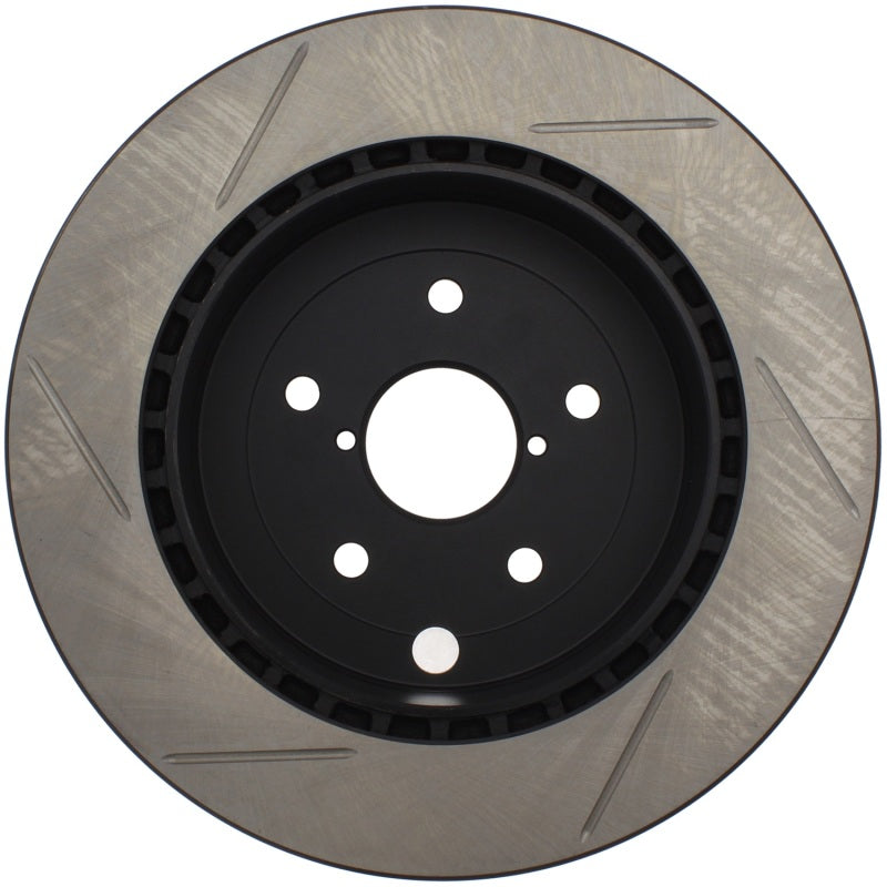 StopTech Power Slot 08-10 Subaru Impreza STi Rear Right Slotted Rotor - Eaton Motorsports