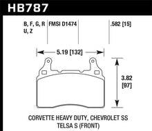 Load image into Gallery viewer, Hawk 15 Chevy Corvette / 16-17 Chevy Camaro / 16-17 Cadillac CTS HP+ Front Brake Pads - Eaton Motorsports