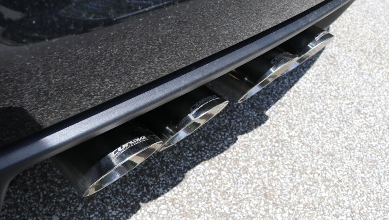 Corsa 05-08 Chevrolet Corvette (C6) 6.0L/6.2L Polished Xtreme Axle-Back Exhaust w/4.5in Tips - Eaton Motorsports