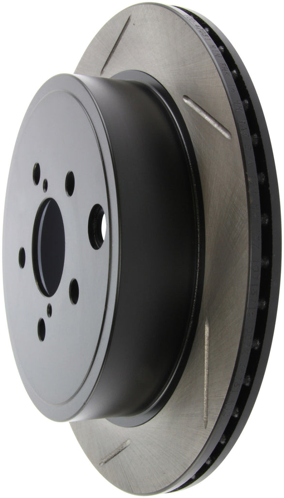 StopTech Power Slot 13 Scion FR-S / 13 Subaru BRZ Rear Right Slotted Rotor - Eaton Motorsports