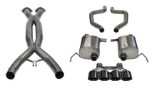 Load image into Gallery viewer, Corsa 15-19 Chevy Corvette Z06 3in Cat Back Exhaust, Black Pro-Series Quad 4.5in Tip (Xtreme) - Eaton Motorsports