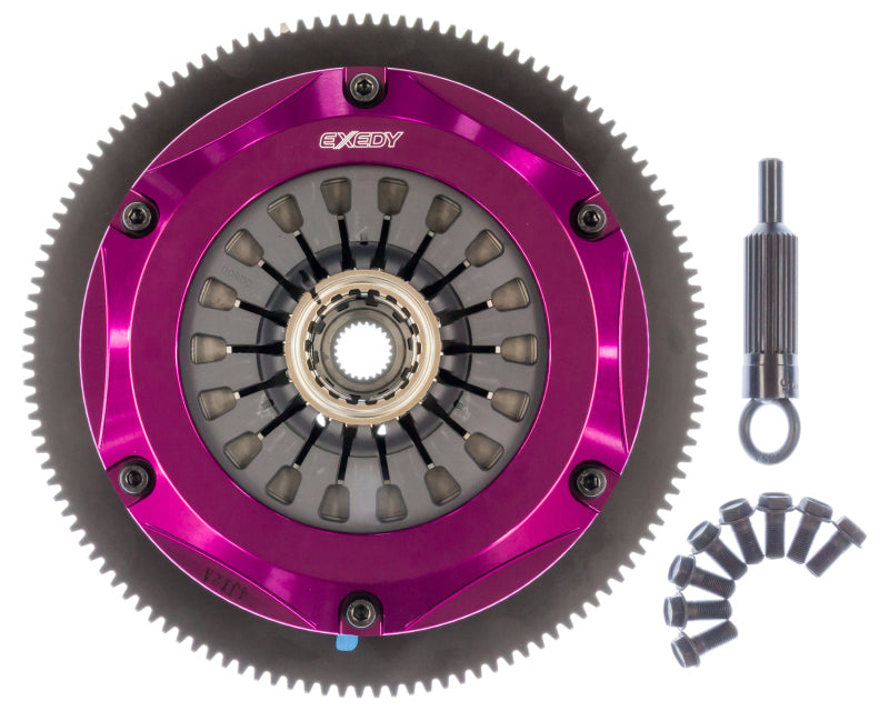 Exedy 2004-2014 Subaru Impreza WRX STI H4 Hyper Triple Cerametallic Clutch Rigid Disc Pull Type - Eaton Motorsports