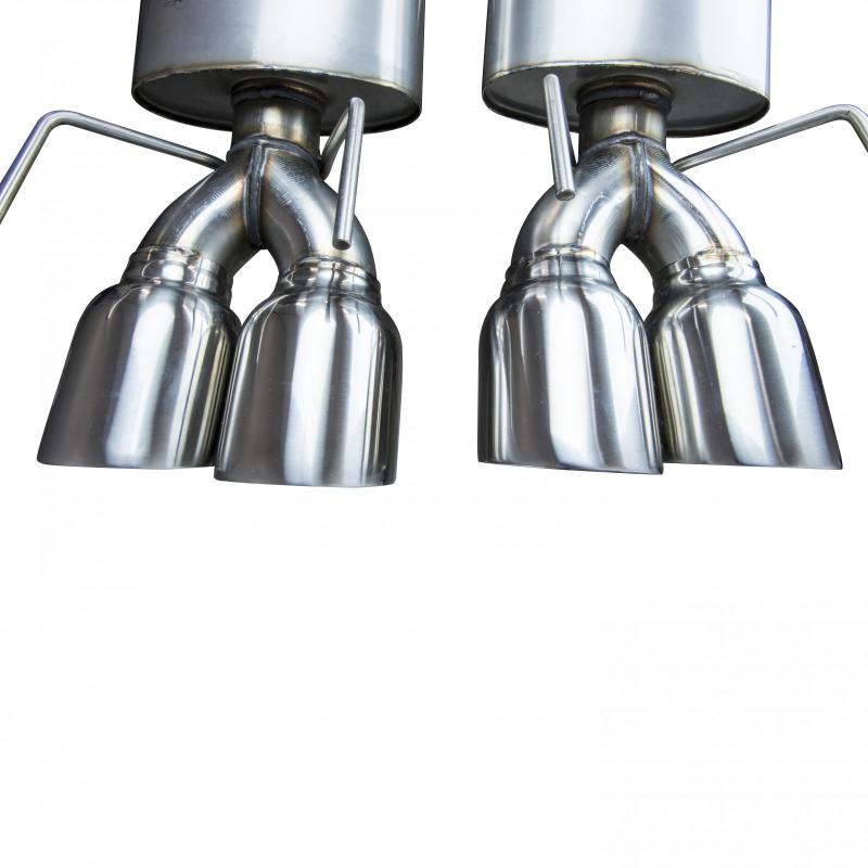 Kooks 06-13 Chevy Corvette C6 ZO6/ZR1 LS9/LS7 6.2L/7.0L OEM x 3in Axleback w/Pol tips - Eaton Motorsports