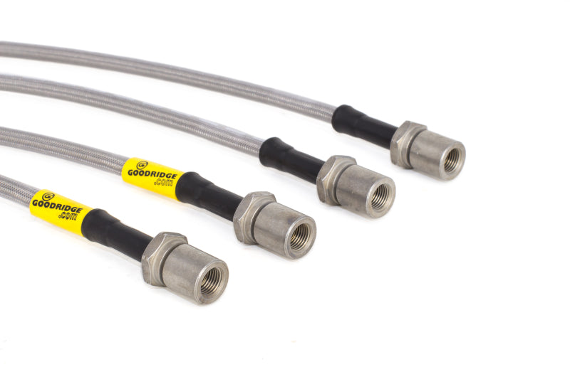 Goodridge 08-14 Subaru Impreza STi w/ Brembo Calipers Stainless Steel Brake Lines Kit - Eaton Motorsports