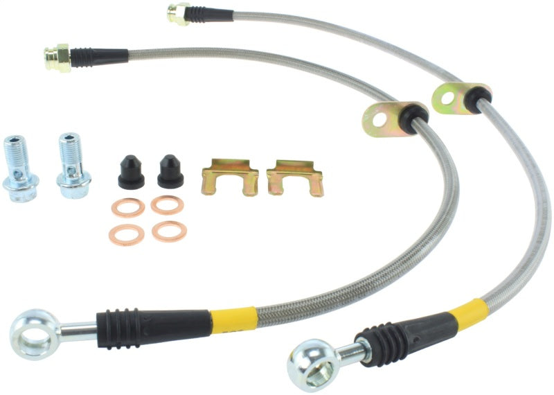 StopTech 13 Scion FR-S / 13 Subaru BRZ Front Stainless Steel Brake Lines - Eaton Motorsports