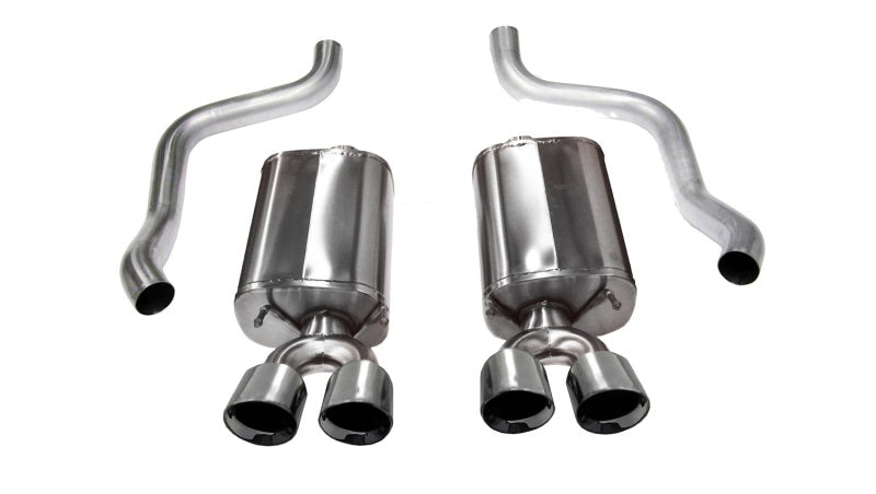 Corsa 09-13 Chevrolet Corvette C6 6.2L V8 Polished Sport Axle-Back Exhaust - Eaton Motorsports