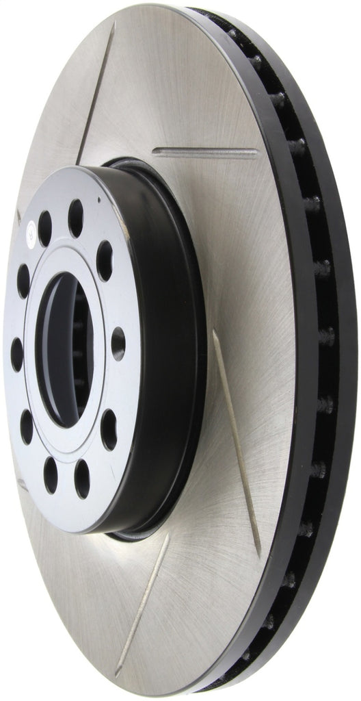 StopTech Power Slot 05-10 VW Jetta (except Wagon) Front Left Slotted Rotor - Eaton Motorsports