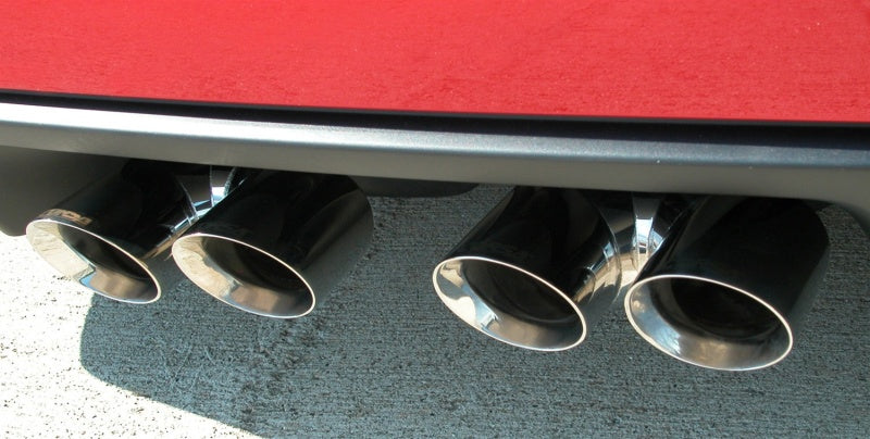 Corsa 06-13 Chevrolet Corvette C6 Z06 7.0L V8 Polished Sport Axle-Back Exhaust - Eaton Motorsports